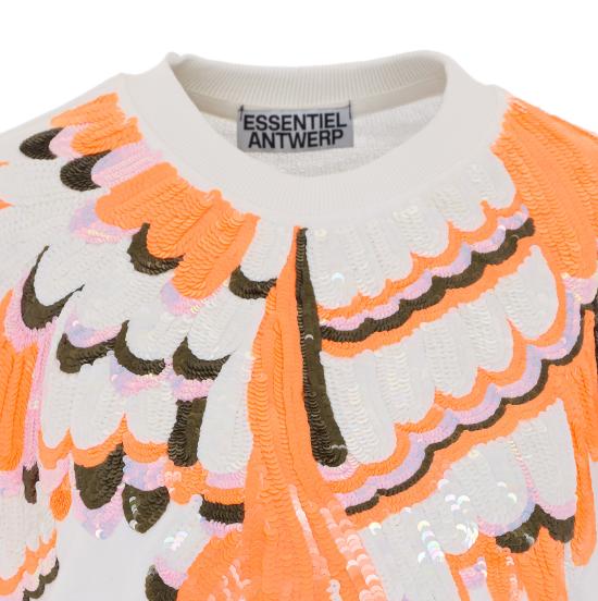 26SS 에센셜앤트워프 스웨터 JOLIES J2OW White - ESSENTIEL ANTWERP