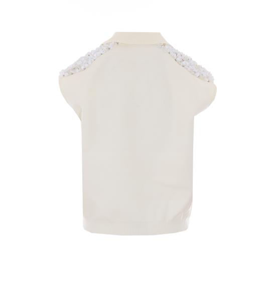 26SS 에센셜앤트워프 폴로 티셔츠 JOLINE OW01 White - ESSENTIEL ANTWERP