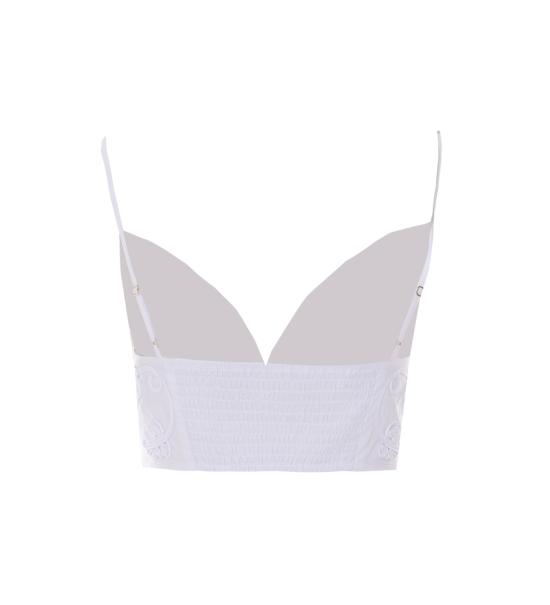 26SS 리우조 민소매 티셔츠 CA6181T039A 11111 White - LIU JO