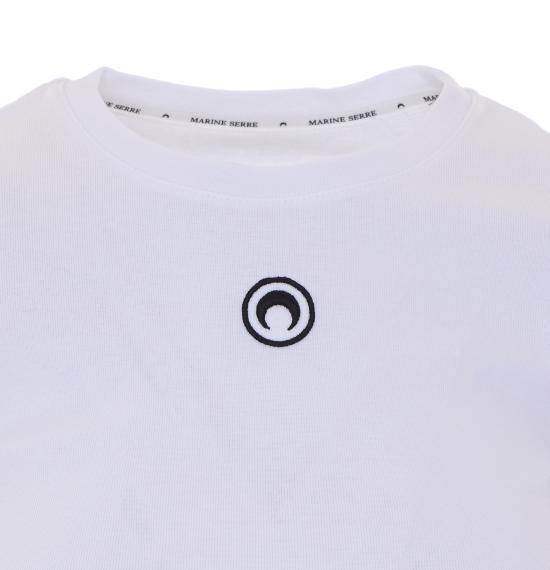 26SS 마린세르 반팔 티셔츠 WTT012A CJER0008WH10 White - MARINE SERRE