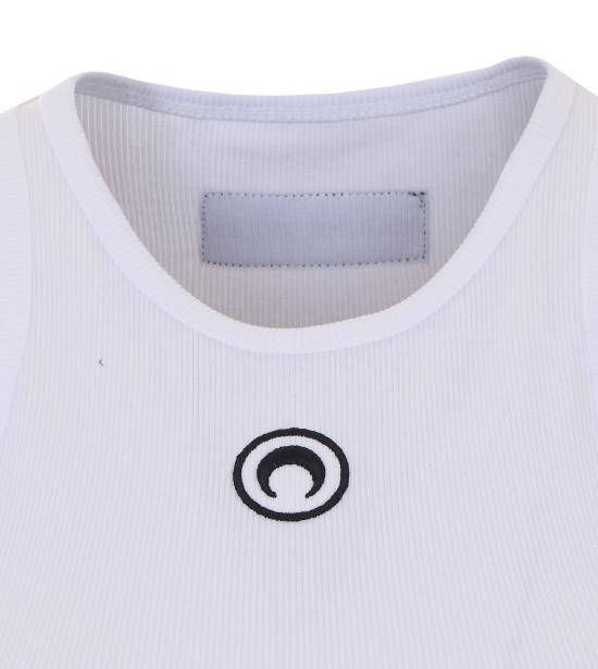 26SS 마린세르 긴팔 티셔츠 WTT014A CJER0011WH10 White - MARINE SERRE