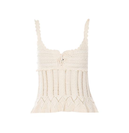 26SS 이자벨마랑에뚜왈 민소매 티셔츠 PU0854FA D1L04E23EC Beige