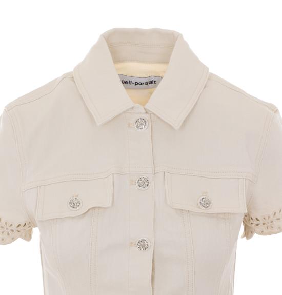 26SS 셀프 포트레이트 미디 원피스 824S CREAM White - SELF PORTRAIT