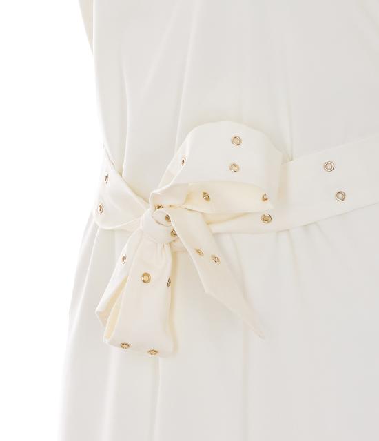 26SS 리우조 미디 원피스 TA6127TS922 10105 White - LIU JO