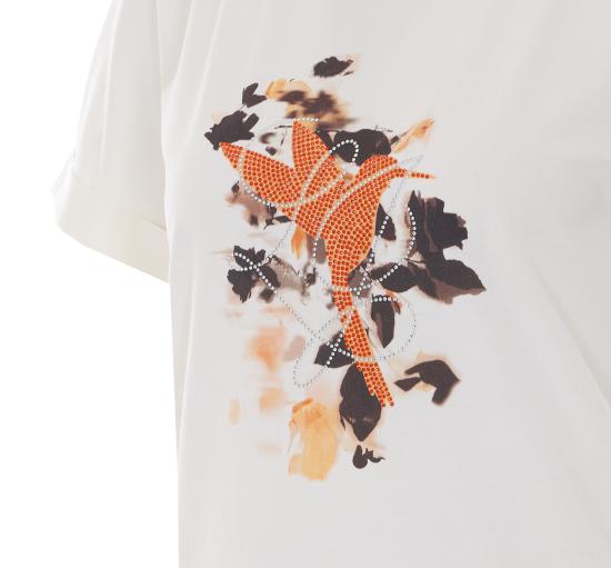 26SS 리우조 반팔 티셔츠 TA6163JS003 P9207 White - LIU JO