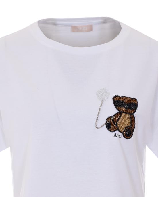 26SS 리우조 반팔 티셔츠 WA6414JS923 P9430 White - LIU JO