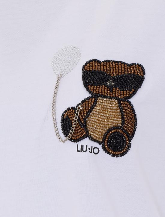 26SS 리우조 반팔 티셔츠 WA6414JS923 P9430 White - LIU JO