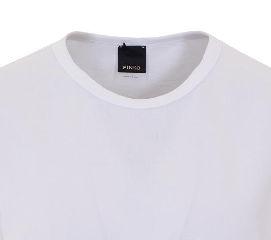 26SS 핑코 긴팔 티셔츠 106907 A3ARZ04 White - PINKO