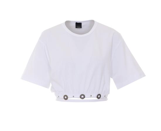 26SS 핑코 긴팔 티셔츠 106907 A3ARZ04 White