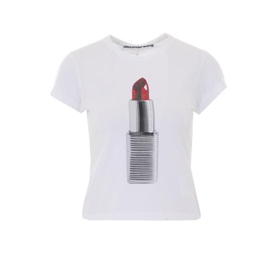 26SS 알렉산더 왕 반팔 티셔츠 1CC2261295 110B White