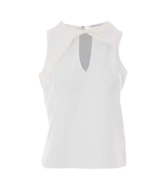 26SS 파트리지아페페 민소매 티셔츠 2M4538 J424W146 White