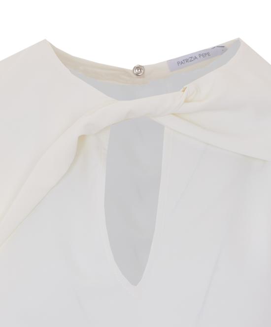 26SS 파트리지아페페 민소매 티셔츠 2M4538 J424W146 White - PATRIZIA PEPE