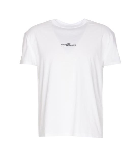 26SS 마르지엘라 디스트로이드 로고 티셔츠 S30GC0701 S22816994 White