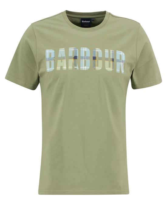 26SS 바버 반팔 티셔츠 MTS1275 MTS GN34 Laurel green