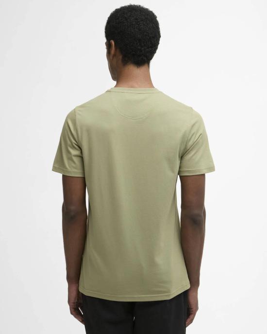 26SS 바버 반팔 티셔츠 MTS1275 MTS GN34 Laurel green - BARBOUR