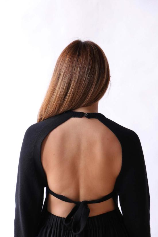  코데라 가디건 코르데라 메리노 울 오픈 백 - CORDERA