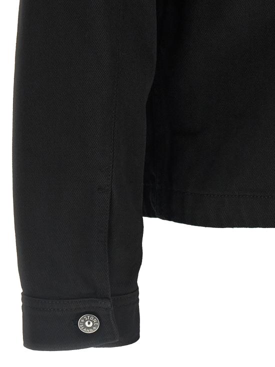 25FW 스톤 아일랜드 Q100027 포벳 버튼 코치 자켓 K2S15Q100027S00J5V0029 Black - STONE ISLAND