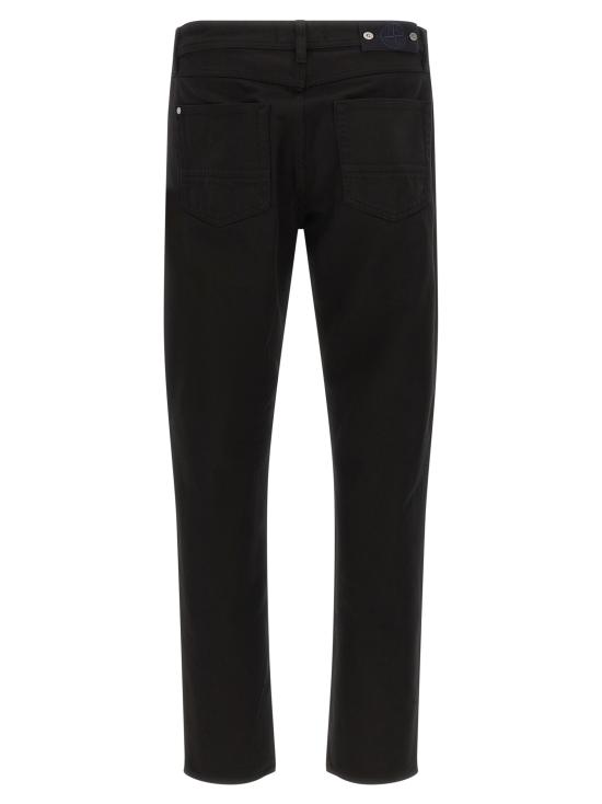 25FW 스톤 아일랜드 J100005 레귤러 스트레이트 핏 파이브 포켓 진 K2S15J100005S00J5V0029 Black - STONE ISLAND