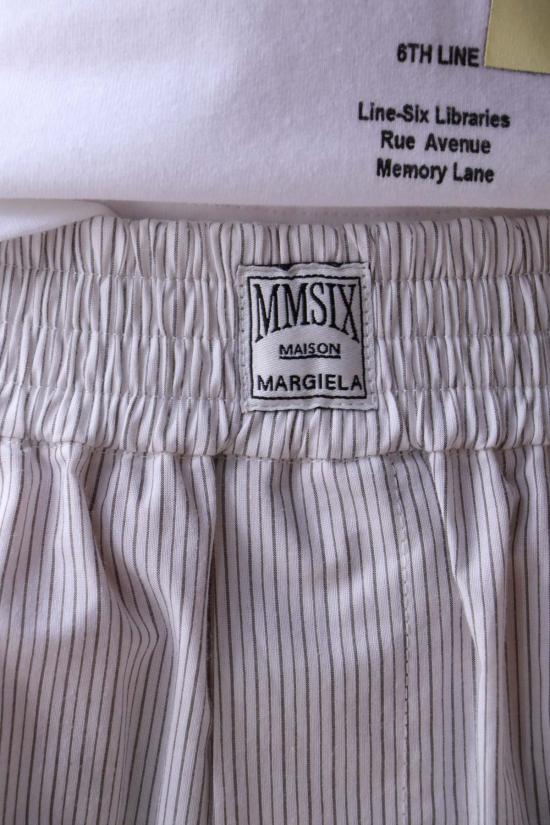  MM6 메종마르지엘라 숏팬츠 Mm6 메종 마르지엘라 포플린 코튼 쇼츠 - MM6 MAISON MARGIELA