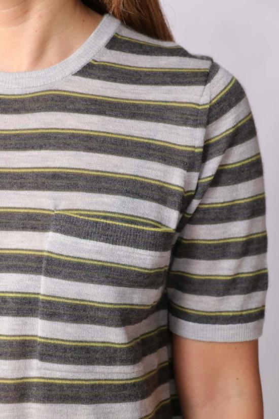  티더블유피 스웨터 트윈 스트라이프 트루 크루넥 탑 비틀 멀티 - TWP