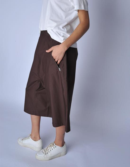  소피 드후레 숏팬츠 소피 드호어 카카오 피코 롱 쇼츠 - SOFIE D'HOORE