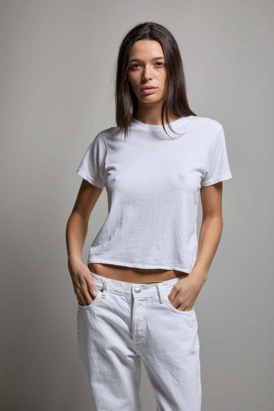  아셀 반팔 티셔츠 애셔 아멜리아 빈티지 티셔츠