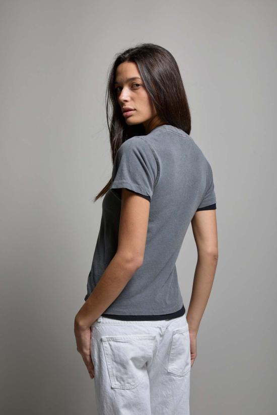  아셀 반팔 티셔츠 애셔 아멜리아 빈티지 티셔츠 - ASHER