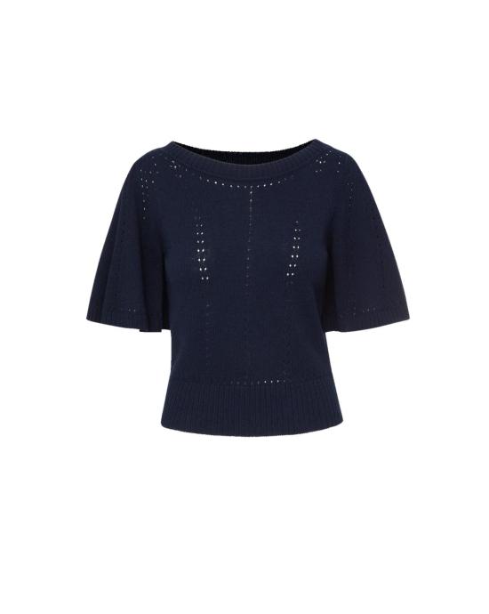  베로니카비어드 블라우스 베로니카 비어드 레넌 포인트엘 니트 탑 네이비 - VERONICA BEARD