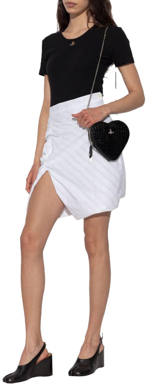 26SS 비비안웨스트우드 미디 스커트 1K010025W01ETA211 WHITE - VIVIENNE WESTWOOD