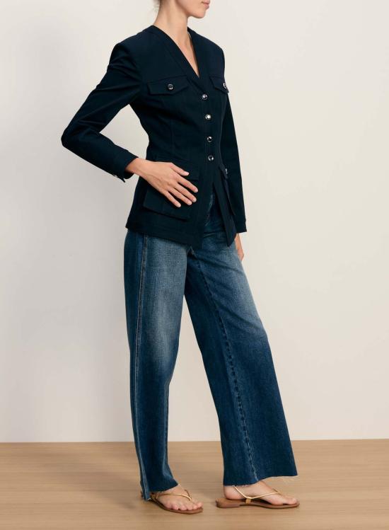  베로니카비어드 수트 자켓 베로니카 비어드 펜들 디키 재킷 네이비 - VERONICA BEARD