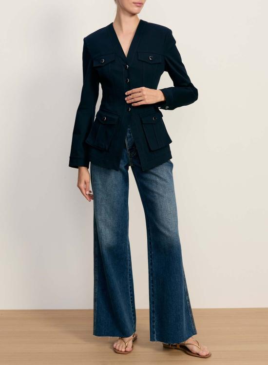  베로니카비어드 수트 자켓 베로니카 비어드 펜들 디키 재킷 네이비 - VERONICA BEARD