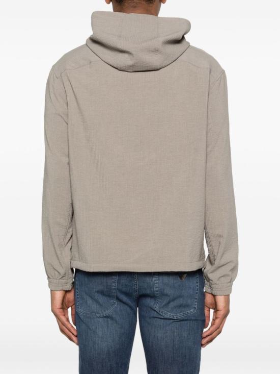  엠포리오 아르마니 코트 후드 집업 - EMPORIO ARMANI