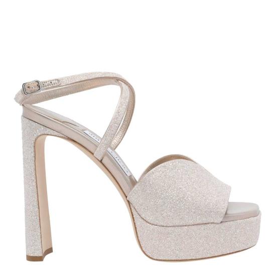  지미추 힐/펌프스 칼리 펌프 샌들 골든