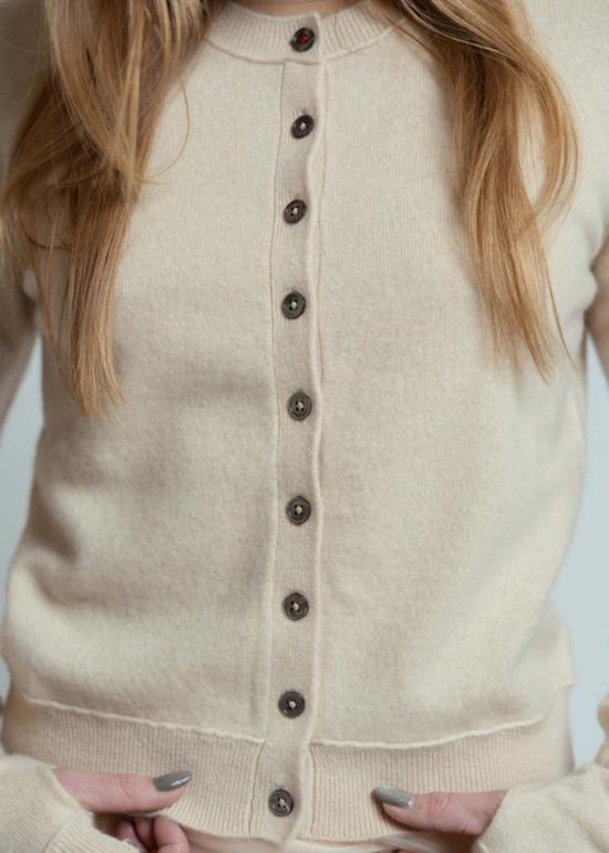  Brazeau Tricot 가디건 브라조 트리코 블론드 로얄 올 썸스 카디건 블론드 - OTHER BRANDS