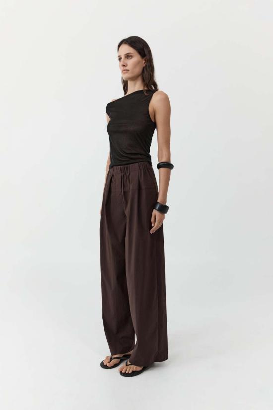  세인트아그니 팬츠 세인트 아그니 릴렉스드 플리츠  바크 - ST.AGNI