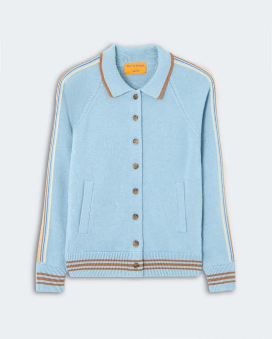  게스트 인 레지던스 자켓 바시티 재킷 스카이 재킷 블루