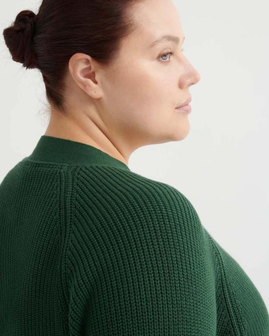  코우토우 가디건 절하기 침착함 카디건 숲 - KOWTOW