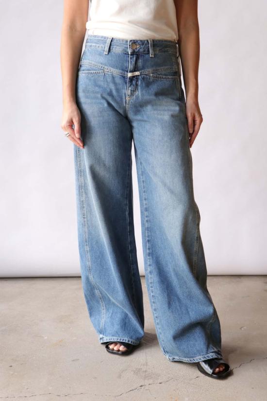  클로즈드 데님 팬츠 토리 X 데님 진 미드 블루