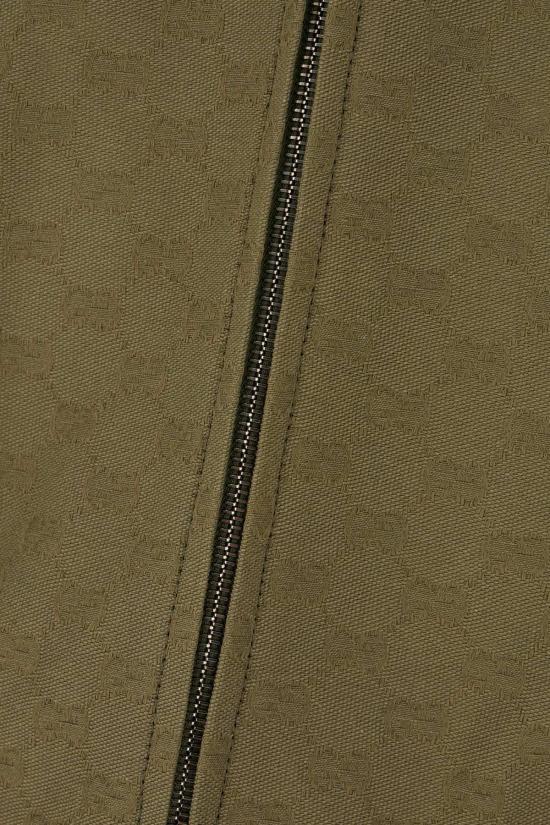  구찌 자켓 코튼 블렌드 재킷 올리브 그린 - GUCCI