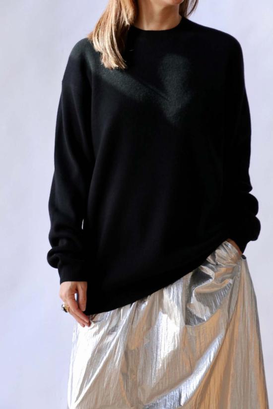  티비 스웨터 안나 메리노 울 컷아웃 레이서백 풀오버 - TIBI