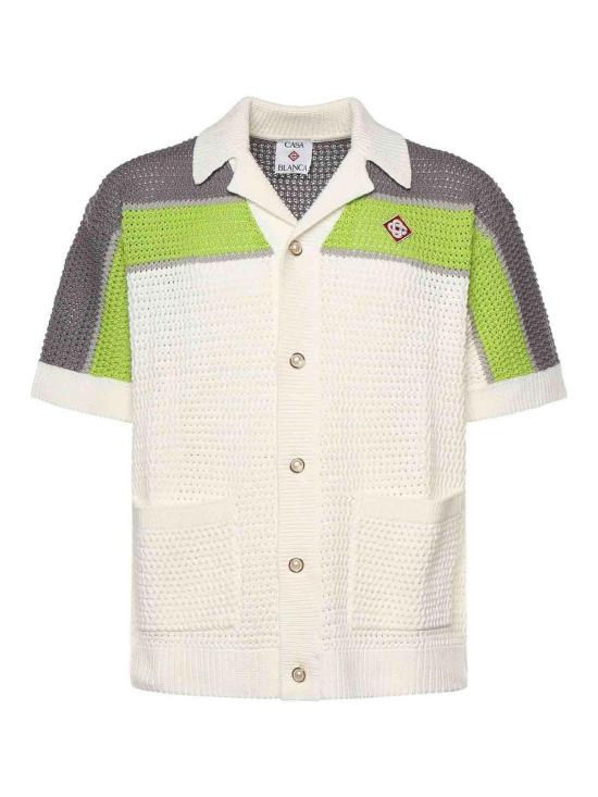 26SS 카사블랑카 반팔 셔츠 MSP26KW120701 White