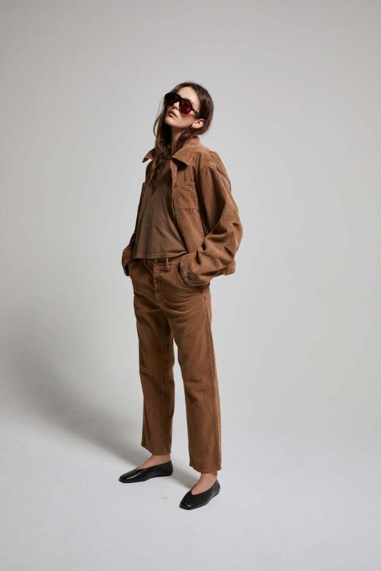  아셀 자켓 애셔 줄리엣 모토 재킷 밍크 - ASHER