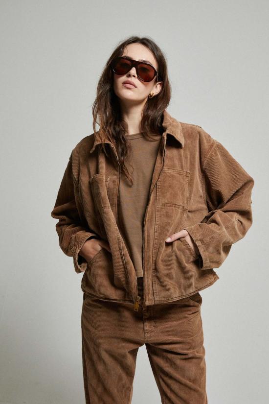  아셀 자켓 애셔 줄리엣 모토 재킷 밍크 - ASHER