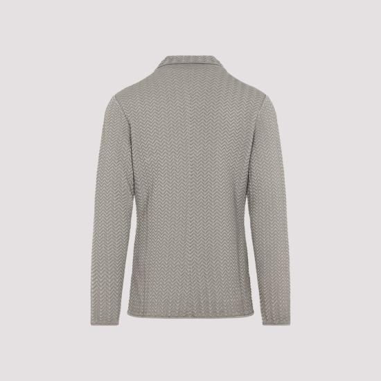  조르지오 아르마니 수트 자켓 비스코스 블레이저, 매스틱 샌드 색상 - GIORGIO ARMANI