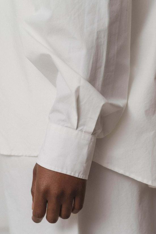  베이스레인지 탑 Baserange 클로드 셔츠 염색되지 않음 - BASERANGE