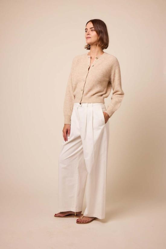  도엔 가디건 페트라 카디건 헤이즐넛 크림 - DOEN