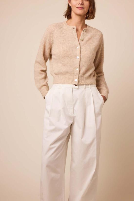  도엔 가디건 페트라 카디건 헤이즐넛 크림 - DOEN