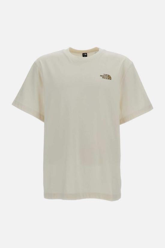  노스페이스 반팔 티셔츠 백 프린트 티셔츠 화이트