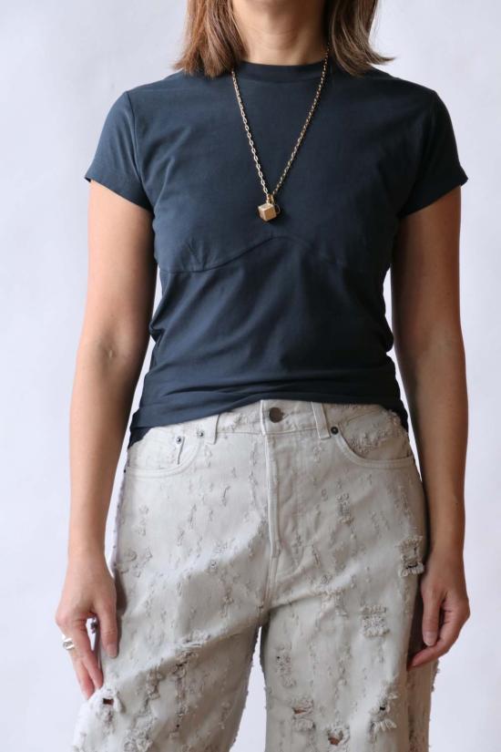  하이쿠레 반팔 티셔츠 알비 티셔츠 카본