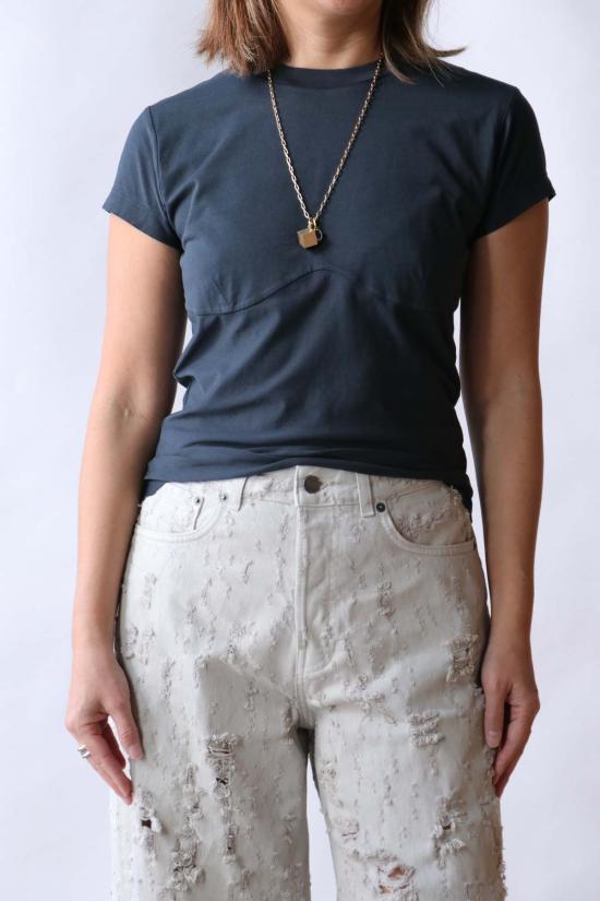  하이쿠레 반팔 티셔츠 알비 티셔츠 카본 - HAIKURE